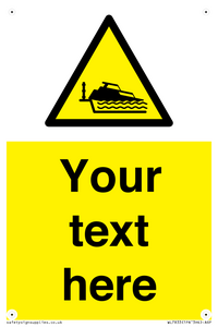 Custom warning grounding cruiser on lock cill